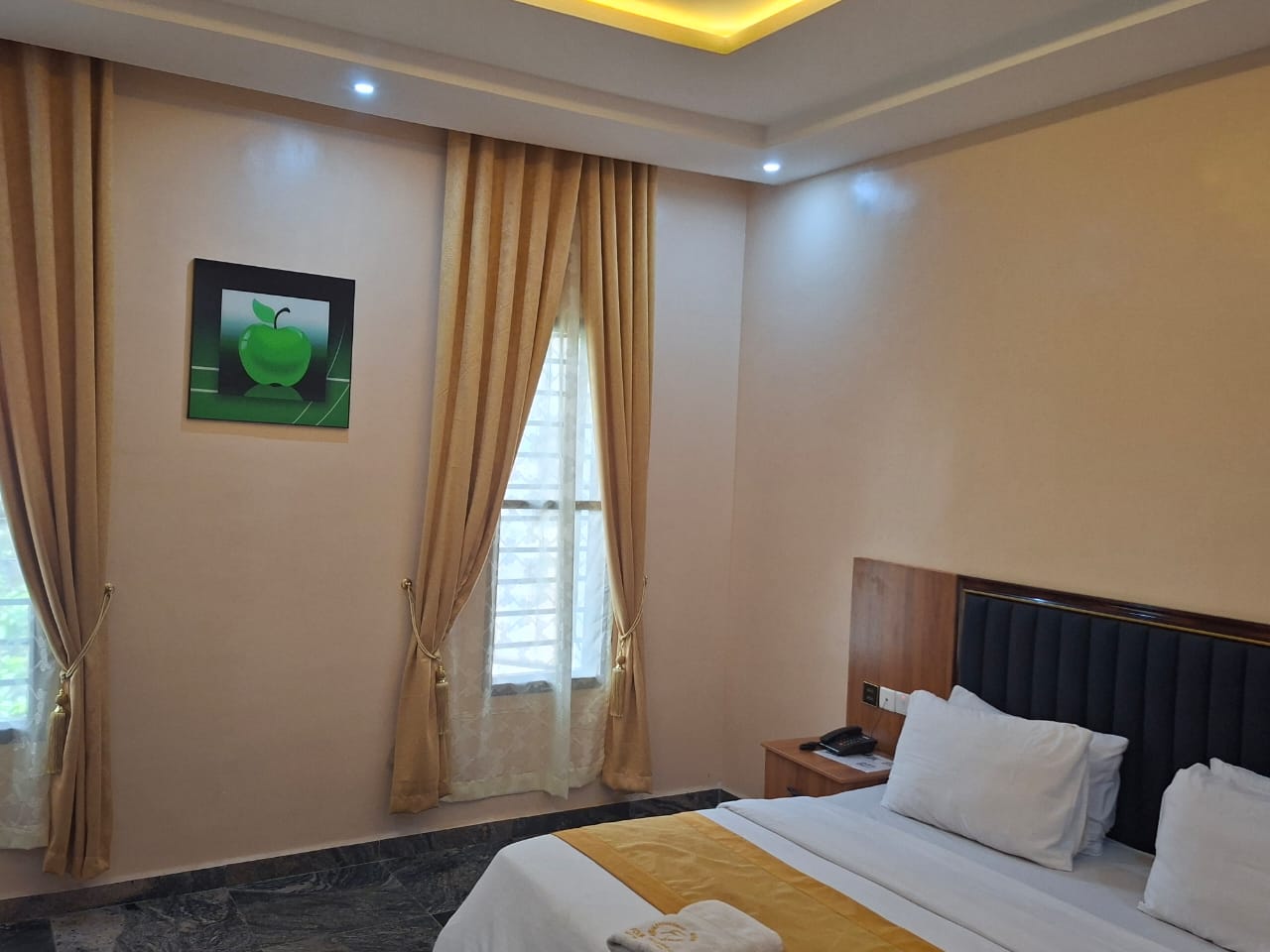 Luxury hotel room